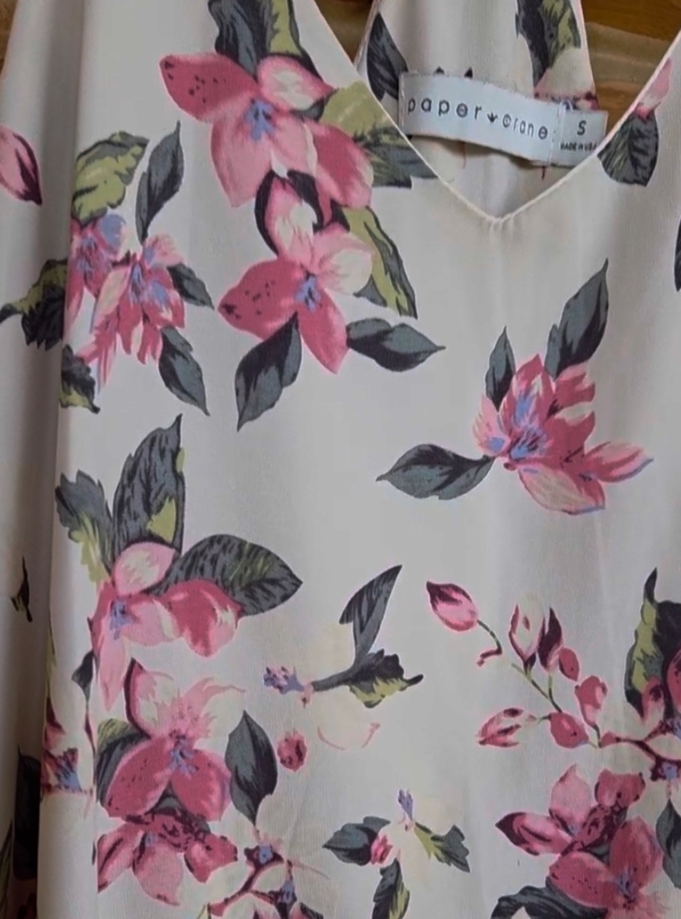 PAPER Crane Floral Racerback Mini Summer Dress - Floral Spring Boutique Look